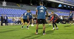 Así suena un entrenamiento de España en el estadio José Rico Pérez de Alicante