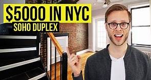 NYC Apartment Tour $5000 Soho Duplex | Manhattan New York City