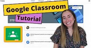 GOOGLE CLASSROOM Tutorial for Teachers (2022) | Learn How to Use Google Classroom for Beginners