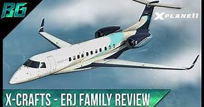 Embraer ERJ Family by X-Crafts - Review | X-Plane 11