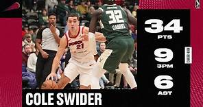 Cole Swider Drops 34 PTS + Career-High 9 3PM in Skyforce Win!