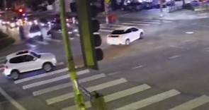 Surveillance Footage Of Alan Ruck Car Crash In Hollywood