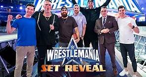 WrestleMania 38 set reveal with Dude Perfect
