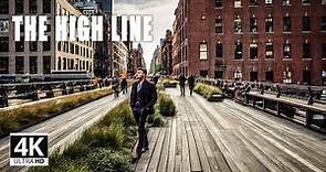 New York 4k The High Line