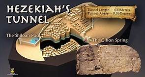 King Hezekiah builds the Siloam (Shiloah) Tunnel - Discover Bible History & Archaeology (Megalim)