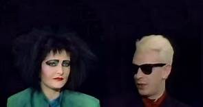 Siouxsie Sioux & Steve Severin on CBS with Charlie Rose 1986
