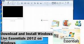 Download and Install Windows Live Essentials 2012 on Windows 10/8.1/7