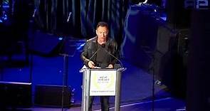 Steven Van Zandt - NJ Hall of Fame Speech (Introduced by Bruce Springsteen)