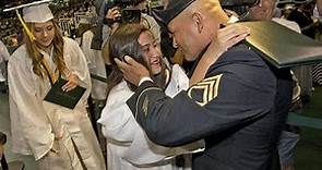 Military dad surprises his Killian high school graduate