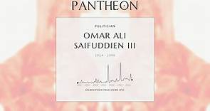 Omar Ali Saifuddien III Biography | Pantheon