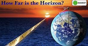 How Far is the Horizon?
