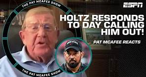 Lou Holtz responds to Ryan Day calling him out 👀 | The Pat McAfee Show