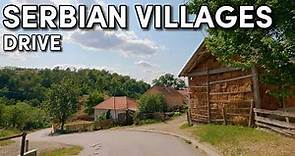 Small Villages near Valjevo - Serbian countryside - Scenic Drive