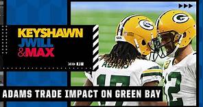 How much does the Davante Adams trade impact the Packers' WR situation? | KJM