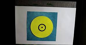 Paint like Kenneth Noland – Color field painting Concentric circles