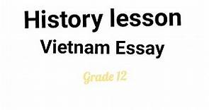 Vietnam war essay