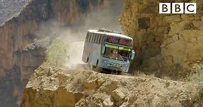 The world's most dangerous bus route 😱 | Mountain: Life at the Extreme - BBC