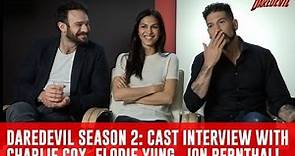 Daredevil Season 2: Cast Interview w/ Charlie Cox, Elodie Yung, Jon Bernthal [Netflix TV Series]