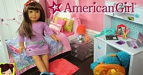 Mi Primera Muñeca American Girl y Decoramos Su Nuevo Cuarto - Juguetes de titi