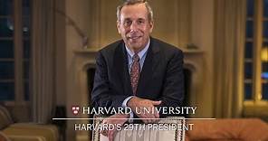 Harvard names Lawrence S. Bacow as 29th president