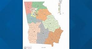 This is what the new congressional district map could look like in Georgia