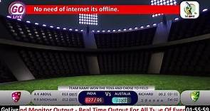 cricket score board score card automatic with golive spotlive and stremax how to Cricket scoreboard