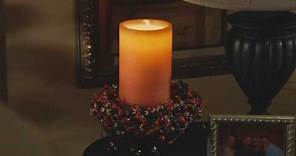 Bethlehem Lights 8.5" Aqua Flame Flameless Candle w/Timer on QVC