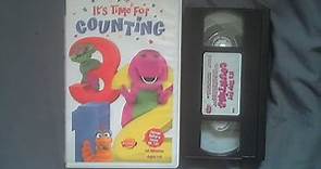 Barney: It's Time For Counting 1997 VHS