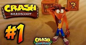 Empezamos con la Trilogía - Crash Bandicoot N. Sane Trilogy 1 al 105% #1 | #RoadToCrashBandicoot4