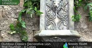Outdoor Wall Fountain Garden Landscaping Water Features Waterfall Video Demo