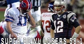 Ranking Every Super Bowl LOSER! (1966-2023)