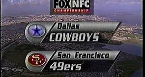 1994 NFC Championship Cowboys vs 49ers Fox intro