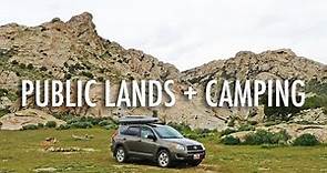 Dispersed Camping on Public Lands Explained! (Finding Free & Cheap Campsites)