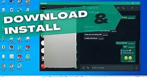 How to Download and Install Whatsapp on Windows XP/Vista/7/8/10/11