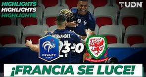 Highlights | Francia 3-0 Gales | UEFA International Friendlies 2021 | TUDN