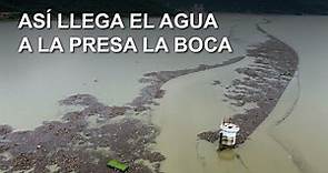 Así llega el agua a la Presa La Boca | Monterrey