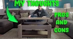 Yaheetech Lift Top Coffee Table Review