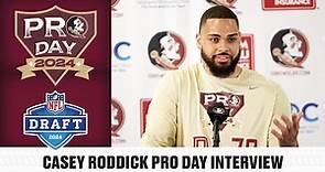 FSU Football | Casey Roddick 2024 FSU Pro Day Interview | NFL Draft