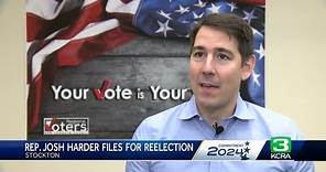 Josh Harder files for re-election