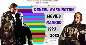 Denzel Washington Movies Ranked (1993 - 2023) | Denzel Washington movies