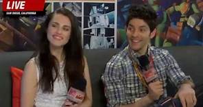 MTV Colin Morgan and Katie McGrath Interview (sdcc 2012)