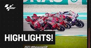 MotoGP™ Race Highlights 🤩 | 2023 #MalaysianGP