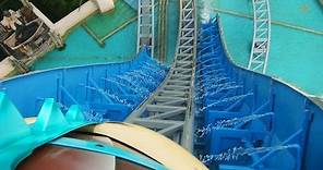 Atlantis Adventure Roller Coaster Front Seat POV Lotte World South Korea
