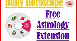 Daily Horoscope - Free Astrology Extension