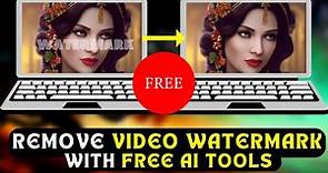 How to Remove WATERMARK from any Video for FREE- With 3 AI Tools| WATERMARK REMOVER 2023