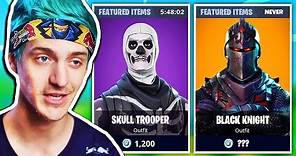 Ninja Explains Why Skull Trooper NEVER Was As Rare As BLACK KNIGHT SKIN | Fortnite Daily Moments