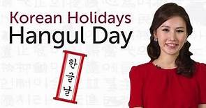 Learn Korean Holidays - Hangul Day