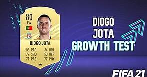 Diogo Jota Growth Test! FIFA 21 Career Mode