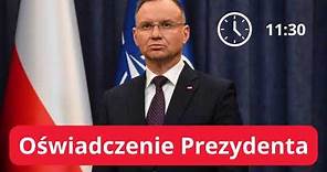 Prezydent Andrzej Duda - oświadczenie