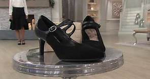 Clarks Suede Mary Jane Pumps - Dancer Reese on QVC